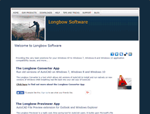 Tablet Screenshot of longbowsoftware.com